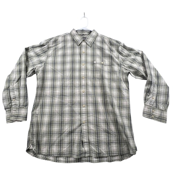 Timberland Other - Timberland Button Down Shirt Mens XL Green Plaid Long Sleeve Cotton Casual